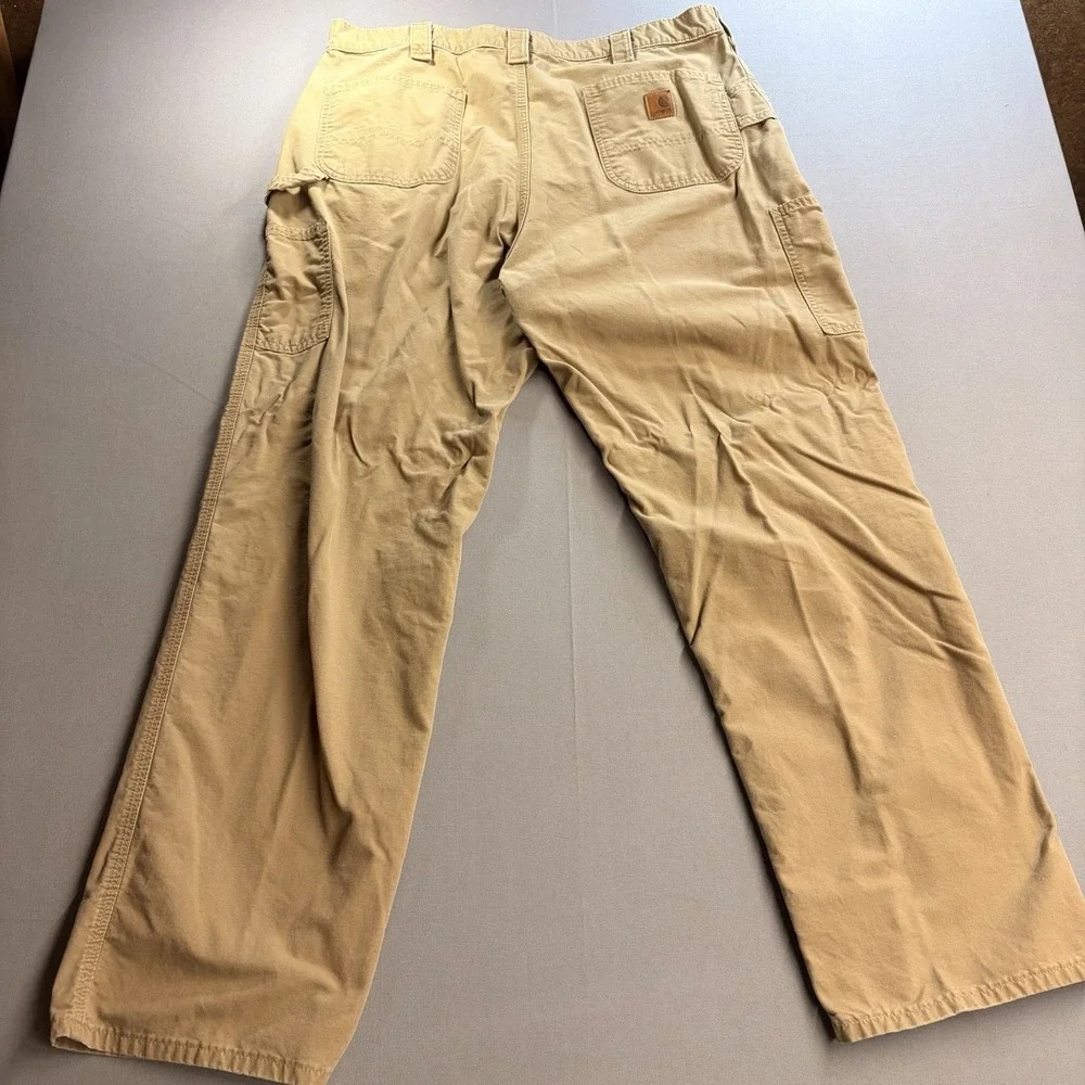 Carhartt B151 DKH Men’s 40x34 Tan Canvas Carpenter Pants 31” Inseam